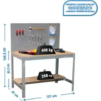 Simonwork (bancos De Trabajo) Bt2 Werkbank 1445x1210x610 Mm