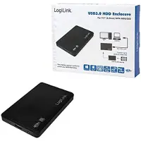 Logilink UA0256 behuizing voor opslagstations HDD-behuizing Zwart 2.5"