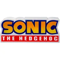 Fizz Creations Sonic The Hedgehog - LED-Light Logo Tafellamp - Multicolours