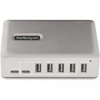 StarTech.com 7-Port USB-C Hub, 5x USB-A + 2x USB-C, Self-Powered met 65W Power Supply, USB 3.1 10Gbps, Desktop/Laptop USB Hub met 0.9m USB-IF Gecertificeerde Locking Kabel, USB Type C Hub