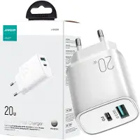 JOYROOM Äkroviklis buitinis Joyroom L-QP2011 USB/Type-C PD+QC3.0 baltas