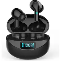 INF Draadloze hoofdtelefoon - Bluetooth 5.3 sporthoofdtelefoon Black