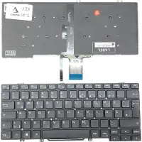 T-ProTek DUITS - Zwart toetsenbord met verlichting, compatibel met Dell Latitude 5300