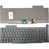 T-ProTek DUITS - Zwart toetsenbord met achtergrondverlichting, compatibel met Asus ROG Zephyrus M GM501
