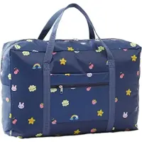 König Design Reistas, handbagage, afmetingen: 33 x 47 x 16 cm, kleur: marineblauw, regenboogprint