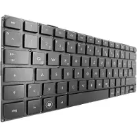 T-ProTek Schwarz - Duits toetsenbord, toetsenbord zonder frame, compatibel met HP Envy 13-1050eg