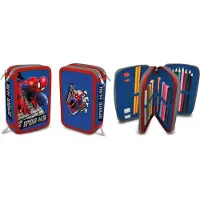 Spiderman Etui Met 2 Ritsen