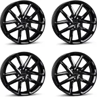 BORBET 4 velgen, model N, 7.5x18 inch, ET46, 5x108 steekmaat, geschikt voor de MCC Smart #1. Alufelgen