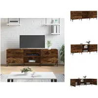 vidaXL TV-meubel Mediakast - Gerookt eiken - 150 x 30 x 50 cm - Kast