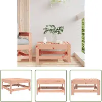 The Living Store Loungebank - Tuin Bank - Tuinvoetenbank massief douglashout - Hout Bank - Douglas Bank - Outdoor Bank