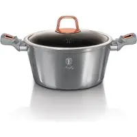 Berlinger Haus GRANIETPOT 28cm BH-6013 MAANLICHT, Pan + steelpan, Grijs