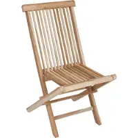 Spetebo 2.04 Opvouwbare stoel, model Solid, van teakhout