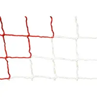 Powershot 11-kant voetbalnet 4mm - Rood/Wit- Voor doel 7,32 x 2,44 x 2 x 2 m
