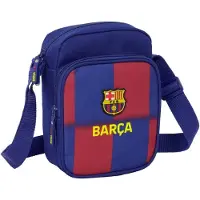 FC Barcelona - Schoudertas - 16 x 22 x 6 cm - Blauw Kastanjebruin