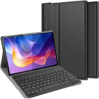 Cazy Tablet Hoes met Frans Toetsenbord geschikt voor Xiaomi Redmi Pad 2 - AZERTY Bluetooth Keyboard Case - Zwart