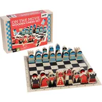 Sonstige Verlage "On the Move" houten schaakset