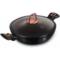 Berlinger Haus granieten wok 30cm Black Rose 32867
