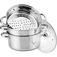 KINGHOFF stoompan KH-3319 - met deksel - 24 cm 1e