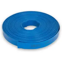 Eberth 1-inch platte tuinslang voor pompen, 40 meter lang, 1 inch, 25 mm diameter, flexibel, duurzaam PVC, industriële slang