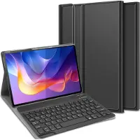 Cazy tablet Hoes met Toetsenbord geschikt voor Xiaomi Redmi Pad 2 - QWERTZ Bluetooth Keyboard Case - Zwart