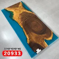 AEA Esstisch River Table Massiv Tische 221x101 Flusstisch Epoxidharz Meer Waterfall