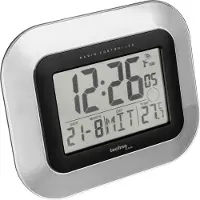 Technoline WS 8005 - Radio gestuurde wandklok - DCF-77 - Zilver