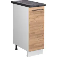 Vicco Fame-Line Apotheekkast – 30 cm, WB Antraciet Krachtige eik goud