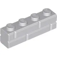 LEGO 50 -stenen, type c. 15533, in lichtgrijs (lichtblauw-grijs)