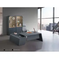 AEA Modern bureau van MDF en roestvrij staal in een lichte kleur