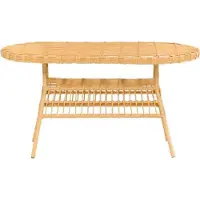 AEA Esstisch GartenMöbel Rattan Terrasse Balkon Luxus Design Modern Hochwertiges Lux