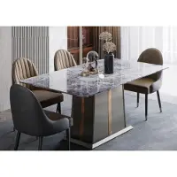 AEA Marmor Stil Küche Moderner Esstisch Tisch Tische Esszimmer Luxus Möbel Design