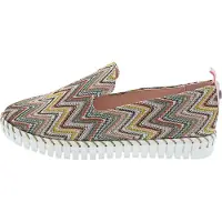 La strada 24039-6033 pink/yellow dames instappers sportief