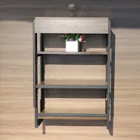AEA Multifunktion Platz sparende Möbel Esstisch Tisch Regal 2in1 Küche Tische Holz