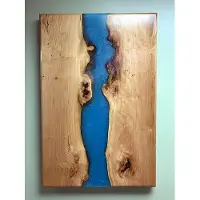 AEA Epoxid harz esstisch echtes massive holz möbel wasserfall epoxy tisch 200x90