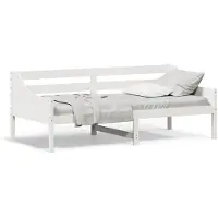 vidaXL Slaapbank zonder matras 80x200 cm massief grenenhout wit
