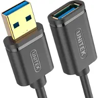 UNITEK Y-C458GBK USB-kabel 1,5 m USB 3.2 Gen 1 (3.1 Gen 1) USB A Zwart
