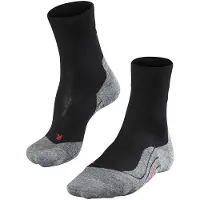 Falke RU4 anti-blaar katoen functioneel materiaal hardloopsokken heren zwart - maat 44-45