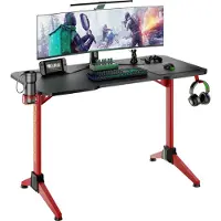 Vdd Game bureau - computerbureau - computertafel - zwart rood