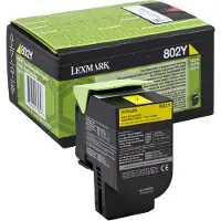 Lexmark 80C20Y0 (802Y) Toner Geel