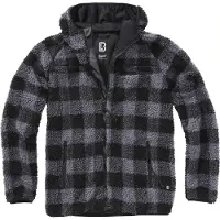 Brandit Fleece jas grijs / zwart