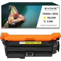 Evoke Toner voor HP CE252A / CE402A-CE252A/CE402A, geel (yellow) | Vervanging voor HP LASERJET COLOR M551 M570 M575