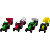 HKG Tractor met Aanhanger Licht & Geluid 1:32