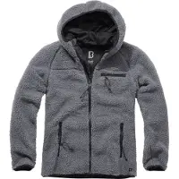 Brandit Fleece jas stone grey