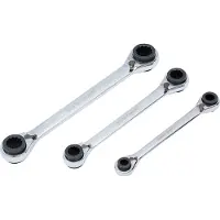 Bgs Ratelringsleutelset 4-in-1 SW 8 x 9 - 18 x 19 mm