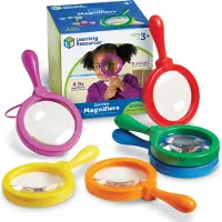 Learning Resources Primary Science Jumbo Magnifiers (Set van 6) - 3+