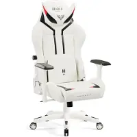 Diablo - Gaming stoel X-Ray 2.0 - Bureaustoel verstelbaar - King size - Wit / Zwart