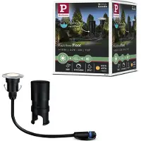 Paulmann 93951 Verlichtingssysteem Plug&Shine LED-buiteninbouwlamp LED 2.5 W Warmwit RVS