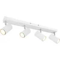 Globo Plafondlamp 4-lichts Robby wit