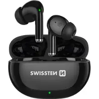 Swissten Pro Tune Tws Austiņas (3 h, Draadloze), Koptelefoon, Zwart