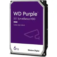 Western Digital WD Purple 6TB SATA 6Gb/s, interne harde schijf, 8,9 cm (3,5"), 128MB cache, bulkverpakking (WD63PURZ)